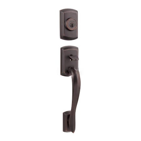 Kwikset Avalon Exterior Single Cylinder Handleset Trim 800AVH-11P-SMT-RCAL-RCS-LIP